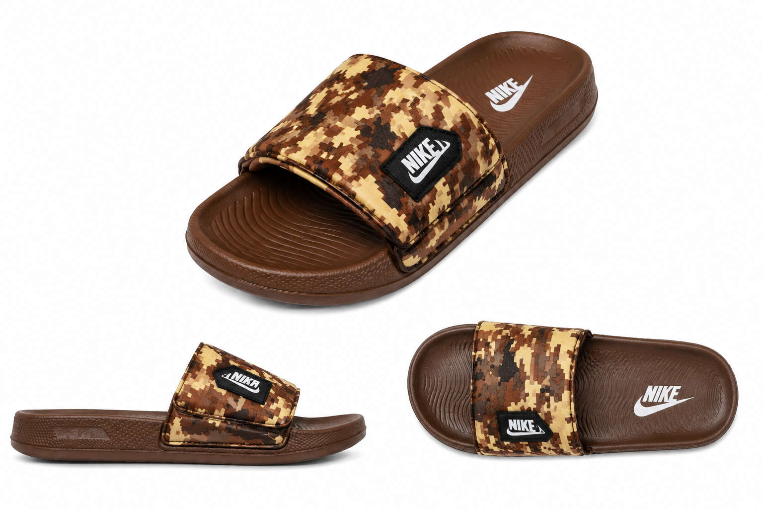 Nike Cheetah Print Slides