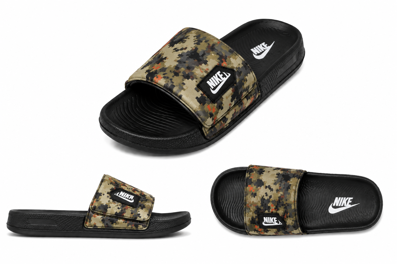 Nike Cheetah Print Slides