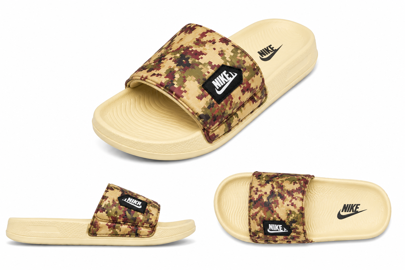 Nike Cheetah Print Slides